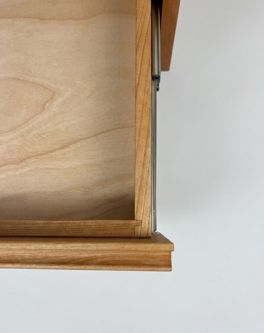Solid Wood Nightstand with Drawer, Handcrafted, Made to Order