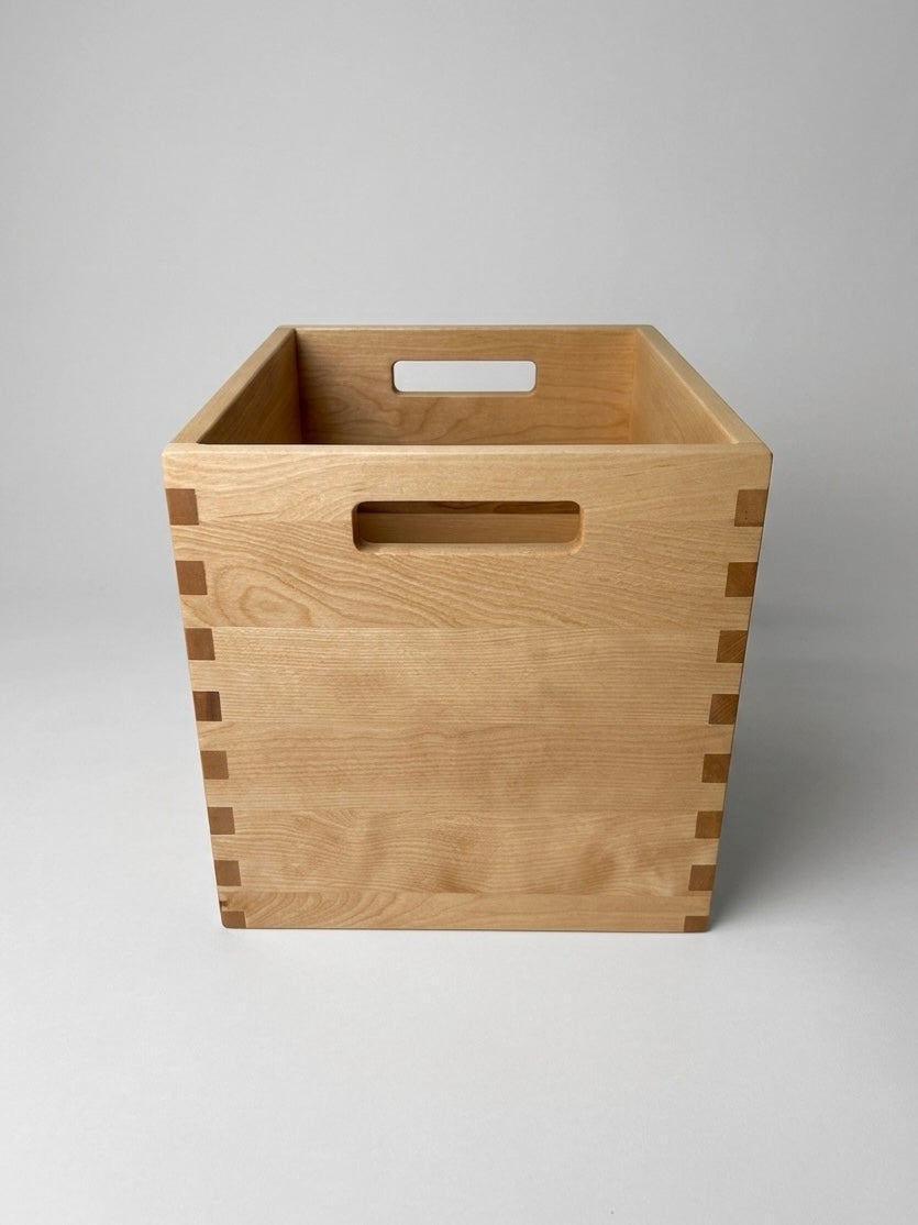 Solid Wood Utility Storage Box, Handcrafted, Made to Order